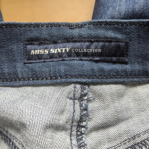 MISS SIXTY Vintage Y2k Women Jeans Size 25 Made In Italy 99% Cotton - Picture 6 of 12